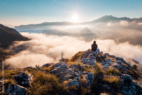 mountain top background